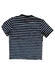 Vorschaubild 4 von Herren T-Shirt Schwarz Gestreift Gr. L Casual Freizeit