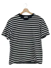Vorschaubild 1 von Herren T-Shirt Schwarz Gestreift Gr. L Casual Freizeit