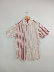 Vorschaubild 3 von Herren Freizeithemd Kurzarm gestreift Gr. 38 Mehrfarbig Casual