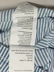 Vorschaubild 4 von Kinder Freizeitkleid Gr. 74 Blau Weiß gestreift Baumwolle