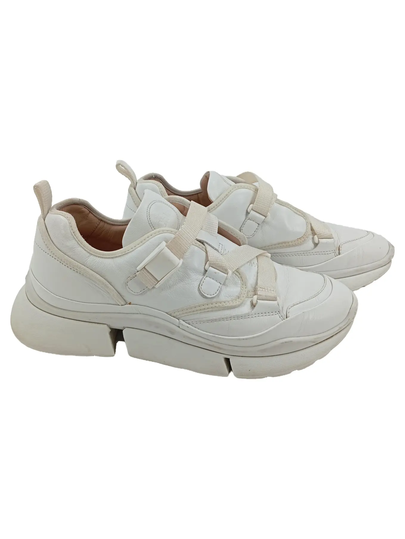 CHLOÉ CHLOé Sneaker low Damen Gr. 40 Weiß Modern Plateau Schuhe