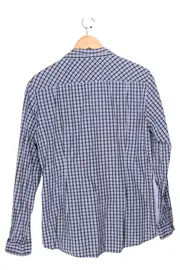 Vorschaubild 2 von Marc OPolo Herren Freizeithemd Kariert Blau Gr. 44/S Baumwolle Casual