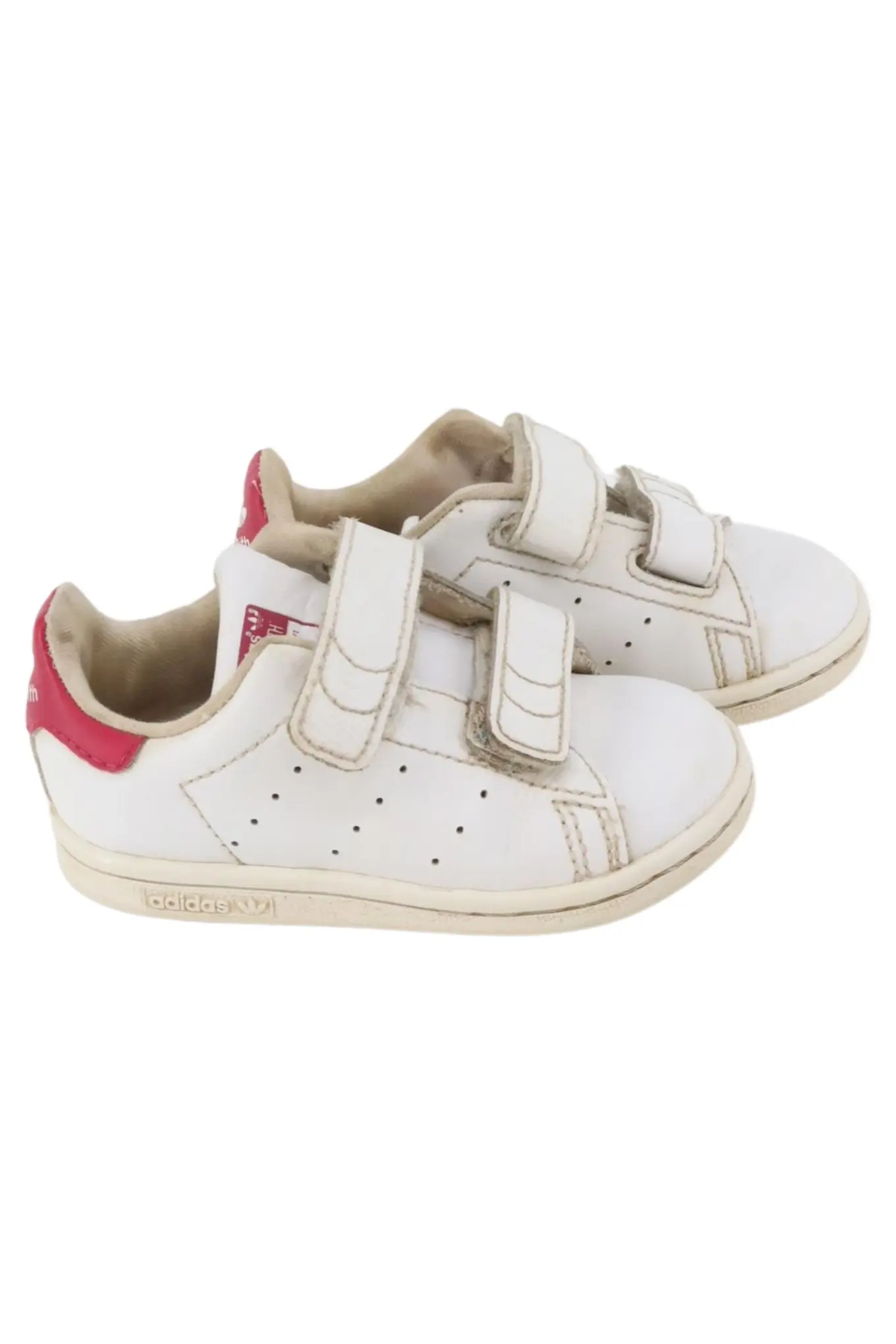 MARKENLOS Kinder Sneaker low Klettverschluss Weiß Gr. 26 Casual Sportlich