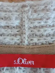 Vorschaubild 4 von Damen Strickjacke Gr. 40 L Langarm Rippstrick Lochmuster Mehrfarbig