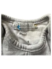 Vorschaubild 4 von Baby Strampler Einteiler Gr. 50 Grau Teddy Applikation mit Füßen