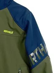 Vorschaubild 3 von Kinder Softshelljacke Gr. 176 Outdoor Mehrfarbig Olive Grün Blau