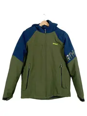 Vorschaubild 1 von Kinder Softshelljacke Gr. 176 Outdoor Mehrfarbig Olive Grün Blau