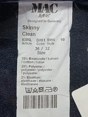 Vorschaubild 3 von Damen Skinny Fit Jeans W28/36/S Blau Casual Stretch Denim