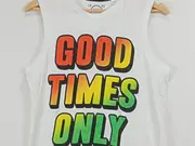 Vorschaubild 3 von Kinder Tanktop Good Times Only Gr. 158/164 Weiß Casual