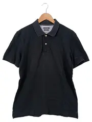 Vorschaubild 1 von Herren Poloshirt Schwarz Gr. 52/L Baumwolle Casual