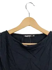 Vorschaubild 3 von Damen Top Shirt Schwarz Gr. 36/S Modern Asymmetrisch