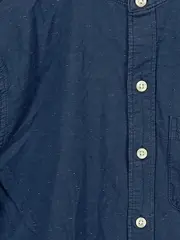 Vorschaubild 2 von Herren Freizeithemd Blau Casual Langarm Einheitsgröße