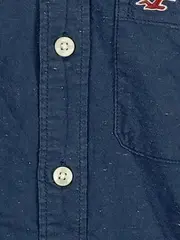 Vorschaubild 3 von Herren Freizeithemd Blau Casual Langarm Einheitsgröße