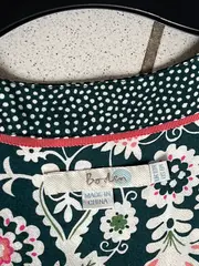 Vorschaubild 4 von Damen Freizeitkleid Gr. 38 Mehrfarbig Blumenmuster Viskose