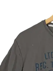 Vorschaubild 3 von Herren T-Shirt Grau XL Logo-Print Casual Kurzarm