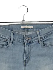 Vorschaubild 2 von Damen Jeans Slim Fit W28 Blau Ripped Knie Cut-Outs Casual