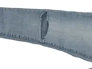 Vorschaubild 3 von Damen Jeans Slim Fit W28 Blau Ripped Knie Cut-Outs Casual