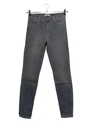Vorschaubild 1 von Damen Skinny Fit Jeans Grau W29/38 Freizeit Casual Baumwolle