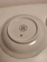 Vorschaubild 2 von Teetasse mit Untertasse Porzellan Klassisch Mehrfarbig Blumen 200ml