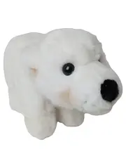 Vorschaubild 1 von Baby Kuscheltier Eisbär 17cm Weiß Knopf im Ohr Plüschtier 062889