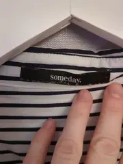 Vorschaubild 6 von Damen Hemdbluse gestreift Weiß Gr. 38;M Casual Sommer Bluse