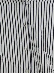 Vorschaubild 4 von Damen Hemdbluse gestreift Weiß Gr. 38;M Casual Sommer Bluse