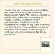 Vorschaubild 4 von Puzzle 1000 Teile Yosemite Valley Nationalpark Landschaft