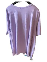 Vorschaubild 3 von T-Shirt Damen Gr. 58/60 Lila Oversize Knoten Baumwolle