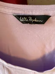 Vorschaubild 2 von T-Shirt Damen Gr. 58/60 Lila Oversize Knoten Baumwolle