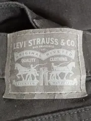 Vorschaubild 3 von LEVIS Damen Jeans Straight Leg W25/34/XS Schwarz Casual