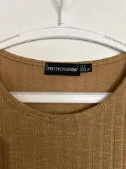 Vorschaubild 3 von Damen Freizeitkleid Gr. 36 S Braun Rippstrick Casual