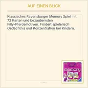 Vorschaubild 2 von Filly Memory Gedächtnisspiel 72 Karten Kinder Spiel ab 4 Jahren