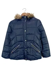 Vorschaubild 1 von GIRLS Kinder Steppjacke Gr. 152 Blau Casual Winterjacke Kapuze