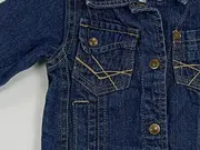 Vorschaubild 3 von Baby Jeansjacke Gr. 60/62 Blau Baumwolle Denim