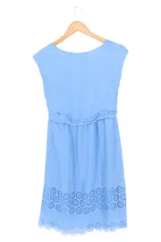 Vorschaubild 2 von Spitzenkleid Damen Blau Gr. 38;M Elegant Bohème