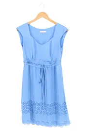 Vorschaubild 1 von Spitzenkleid Damen Blau Gr. 38;M Elegant Bohème