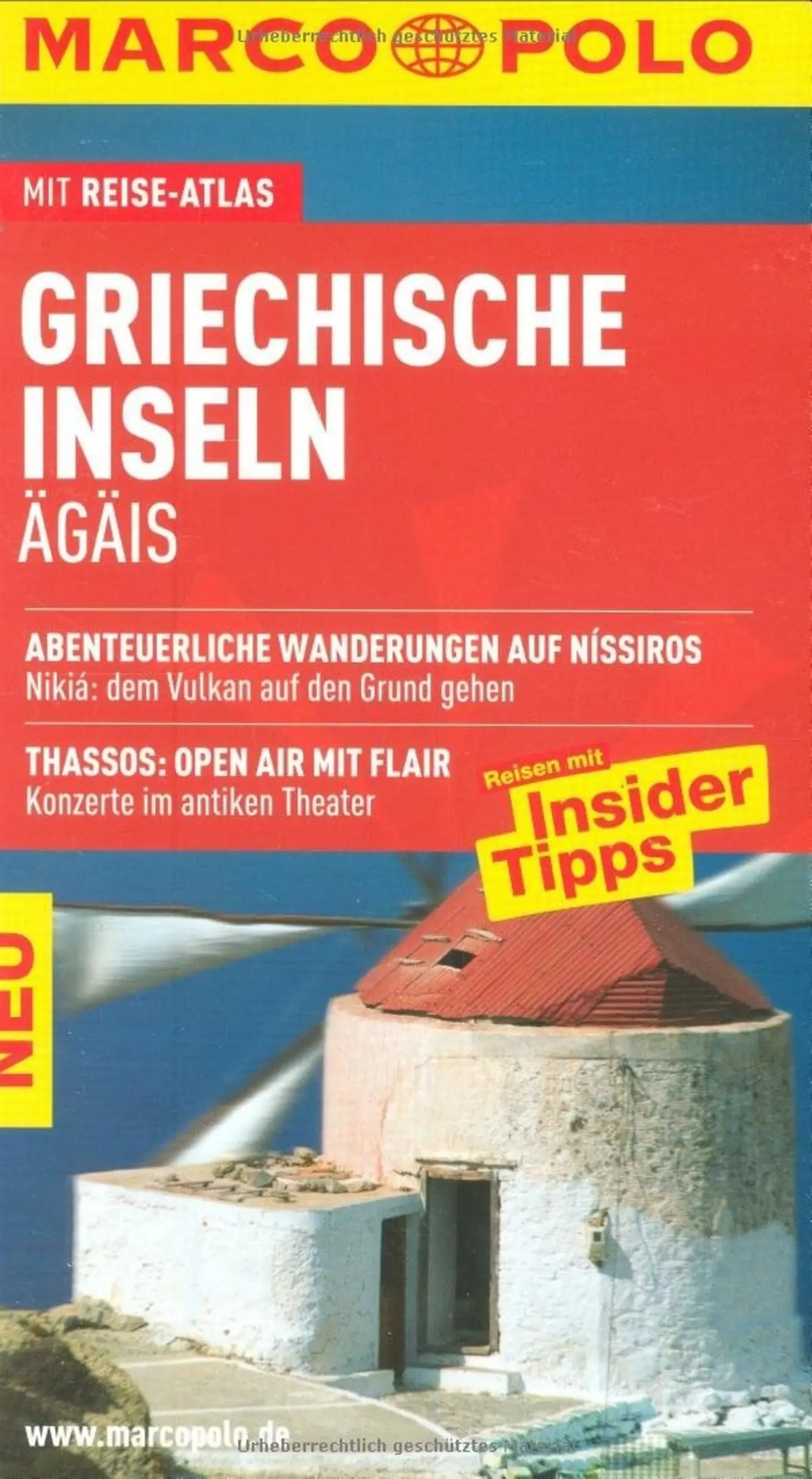 Marco Polo Reiseführer Griechische Inseln Ägäis Klaus Bötig TB Deutsch