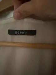 Vorschaubild 5 von Damen Bluse Beige Gr. 34/XS Kurzarm mit Perlenbesatz Feminin