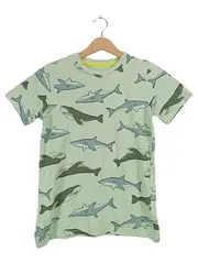 Vorschaubild 1 von Kinder T-Shirt Kurzarm Grün Tiermotiv Gr. 140