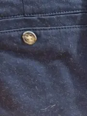 Vorschaubild 3 von Chino Damen Stoffhose Hose Slim Fit Gr. 36 Blau Baumwolle Stretch