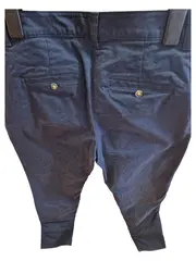 Vorschaubild 2 von Chino Damen Stoffhose Hose Slim Fit Gr. 36 Blau Baumwolle Stretch