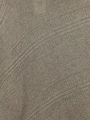 Vorschaubild 3 von Damen Poncho Rollkragen Beige Einheitsgröße Strick Mohair Mix