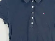 Vorschaubild 3 von Damen Poloshirt Gr. 36/S Blau Klassisch Kurzarm
