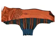 Vorschaubild 2 von Damen Pullover Gr. 36 Mohair Gestreift Petrol Vintage Retro