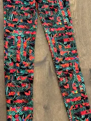 Vorschaubild 3 von Damen Leggings Gr. 36 Mehrfarbig Floral Sportlich