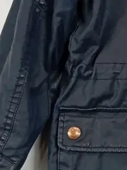 Vorschaubild 6 von Mädchen Parka Gr. 116 Blau Outdoor Kapuze