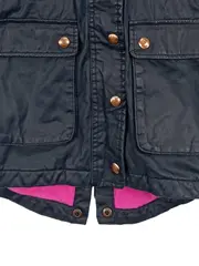 Vorschaubild 5 von Mädchen Parka Gr. 116 Blau Outdoor Kapuze