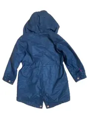 Vorschaubild 4 von Mädchen Parka Gr. 116 Blau Outdoor Kapuze