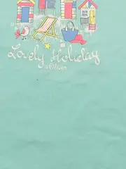 Vorschaubild 3 von Kinder T-Shirt Türkis Gr. 80 Strandmotiv Lovely Holiday