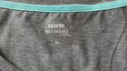 Vorschaubild 2 von Damen Sport Shirt Performance Grau Meliert Gr. XL Kurzarm